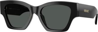Versace Sunglasses, female, Black, 53 MM, Ve4492U Sunglasses