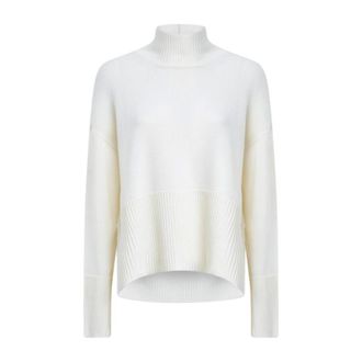 Dondup Turtlenecks, female, White, Size: XS maglieria e felpe poliestere