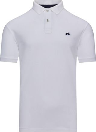 Raging Bull Mens Classic Organic Polo Shirt (4XL) (White)