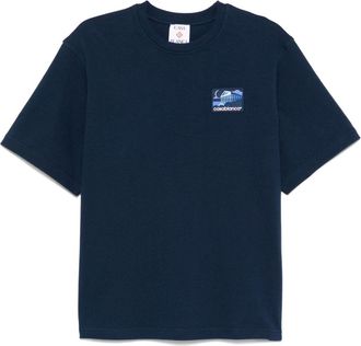 Casablanca T-shirt met logopatch - Blauw