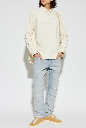 Rag & Bone Polo With Pocket, Mens, Cream