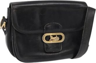 Celine Pre-owned Vintage Cross Body Bag - Dames - Vintage Schoudertas - Zwart - ONE Size - Leer - Vintage