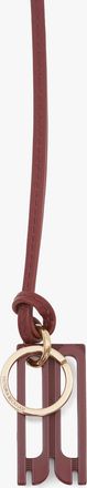 Victoria Beckham Dorian Keyring In Brick Red