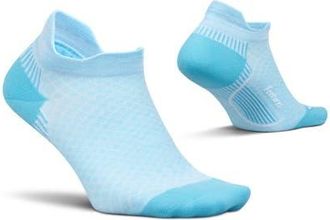 Feetures Plantar Fasciitis Relief Sock Light Cushion No Show Tab Targeted Compression Sock in Ocean Blue at Nordstrom, Size Medium