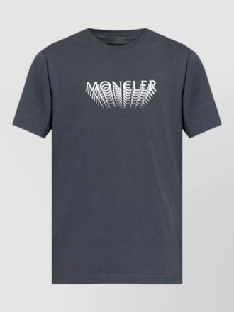 Moncler short sleeve crew neck graphic t shirt