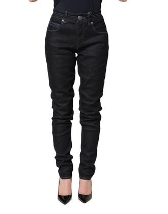 Acht Cotton Stretch HighWaist Skinny blue Trouser Womens Jeans