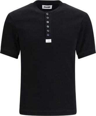 Magliano Black Henley T-Shirt