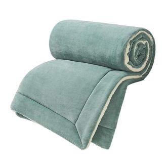 OEM Manta Polar Ayktou: Manta De Doble Capa De Lana De Cordero Y Terciopelo De Leche, C&aacute;lida Manta Multifuncional Para Oto&ntilde;o E Invierno, Manta Polar Grues