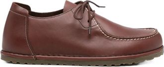Birkenstock Utti Lace Contrast-stitch Leather Sneakers