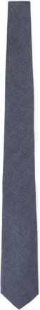 Canali Zijden Stropdas - Heren - Stropdassen - Blauw - ONE Size - Denim - Accessoires