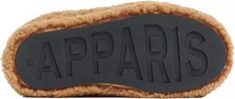 Apparis Misha Mule Slipper In Hazelnut