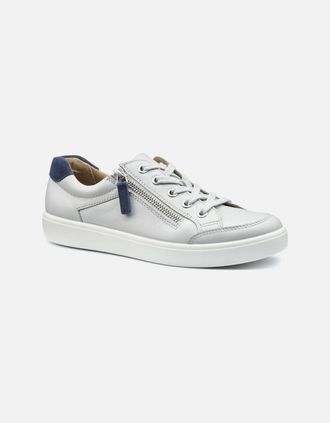 Hotter Womens Chase II Womens Wide Fit Trainers - White - Size: 6.5