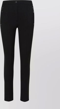 Moncler zipper detail trousers with belt loops