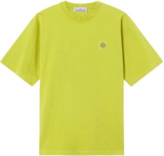 Stone Island T-shirt - Heren - T-shirts - Groen - XS - Katoen - Tops