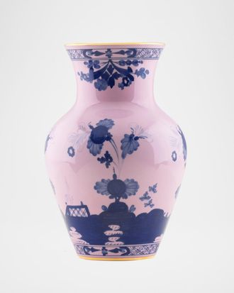 Ginori 1735 Oriente Italiano Azalea Ming Vase, 9.8