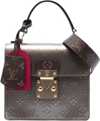 Louis Vuitton Pre-owned Vernis Spring Street - Dames - Vintage Handtas - Bruin - ONE Size - Vintage
