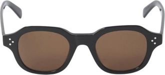 Celine Acetate Vierkante Zonnebril - Heren - Zonnebrillen - Zwart - ONE Size - Accessoires
