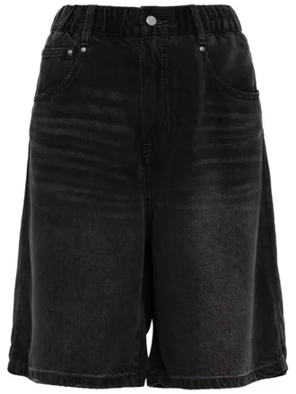 JNBY Shorts denim boyfriend - Nero