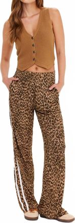 The Upside Babylon Button Knit Vest In Brown