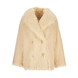 Stand Studio Faux Fur & Shearling Jackets, female, White, Size: 2XS Katalina Faux Fur Coat