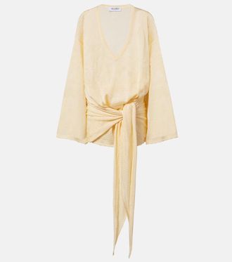 The Attico Open-knit minidress