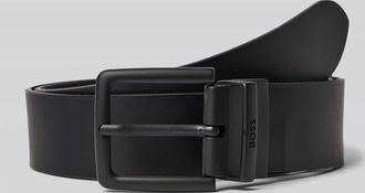 HUGO BOSS G&uuml;rtel aus echtem Rindsleder Modell OMAR-B_SR40_PGR in Black, Gr&ouml;&szlig;e 100