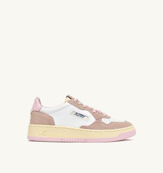 Autry SNEAKERS MEDALIST LOW IN SUEDE E PELLE PALE LILAC E PHARD