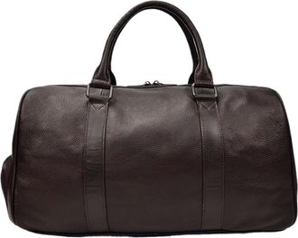 Generic Compatible For Men Women Travel Bag On Luggage Shoulder Male Female Weekend Duffle(Brown (45cm))