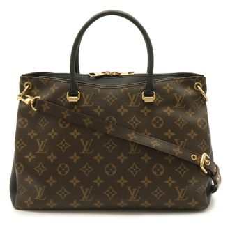 Louis Vuitton Black Monogram Noir Pvc Handbag Tote Bag (Pre-Owned)