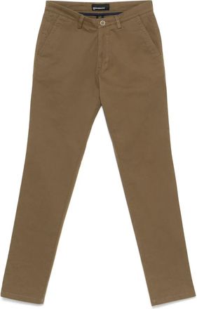 Remus Uomo Pantaloni con applicazione logo - Verde