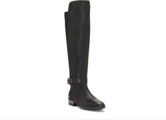 Vince Camuto Women Over-The-Knee Quilted Leather Boots In Black