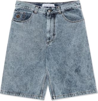 Polar Skate Co. Korte Broeken, Heren, Blauw, M, Katoen, Big Boy Shorts