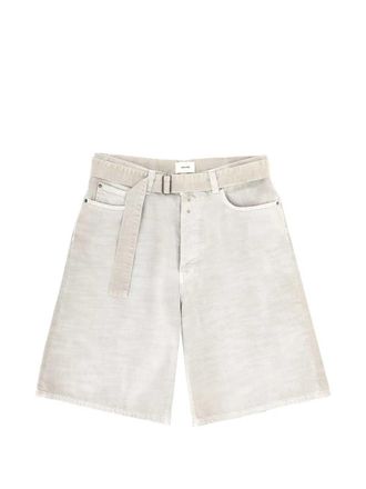 Haikure denim shorts met riem