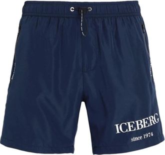Iceberg Ice 2Mbm 01 Bermuda Zwemshorts - Heren - Strandmode - Blauw - 2XL - Polyester - Badmode
