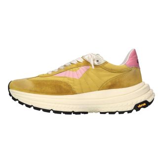 4B12 Dames, Schoenen, Geel, Maat: 37 EU Leer