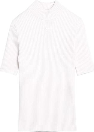 Courr&egrave;ges Reedition Rib-Knit Sweater - Dames - Coltruien - Roze - L - Polyester - Truien & Vesten