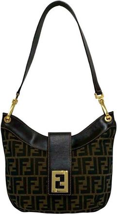 Fendi Pre-owned Fendi Zucca Canvas Shoulder Bag Ladies 8AXD94ZFDSKLGO5Y