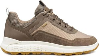 Geox Taupe Spherica 4x 4 Powder - Dames - Sneakers - Bruin - 40 EU - Schoenen