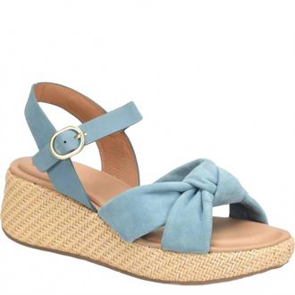 S&ouml;fft Womens Farah Wedge Sandal In Marine Teal