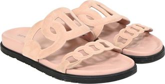 Herm&egrave;s Womens Suede Extra Sandal (Authentic Pre-Loved)