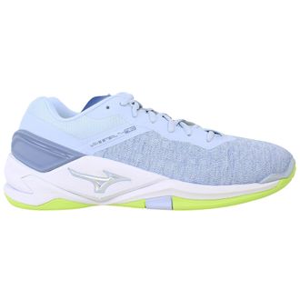 Mizuno Wave Stealth Neo Womens Grey Handball Shoes - Size UK 8.5