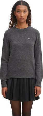 Lacoste Maglione in lana cardata lavorato a maglia 3D - - Knitwear - Donna - Grigio - 2XL