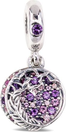 Pandora Pave Feather Dangle Charm