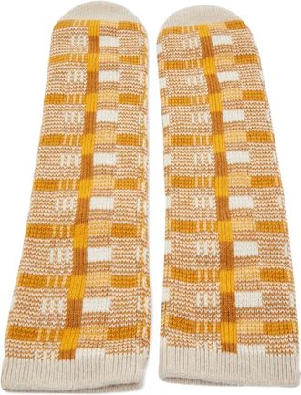 Hermès Calzini con motivo geometrico - Toni neutri