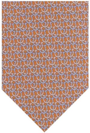 Ferragamo Multicolor Logo Tie
