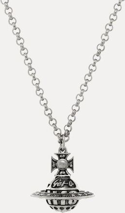 Vivienne Westwood Man. Lancelot Orb Pendant Necklace Silver Brass Men