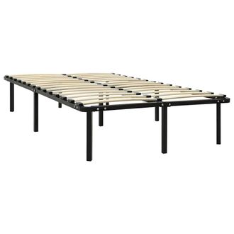 Berkfield Home Bed Frame Black Metal 160x200 cm