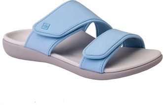 Spenco Kholo Nuevo Sandals Womens Blue Slip On Arch Support Slide JZZ1233