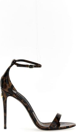 Dolce & Gabbana Leopard Print Ankle-strap Heels