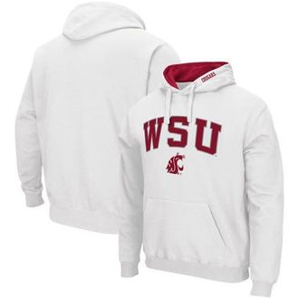 Colosseum Mens Colosseum White Washington State Cougars Arch & Logo 3.0 Pullover Hoodie at Nordstrom, Size Small